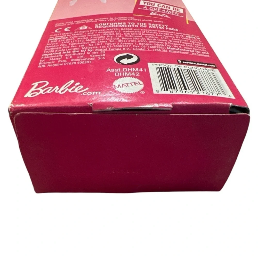 Mattel Barbie Ballerina You Can Be A Dreamer Doll Pink Tiara And Ballet Outfit